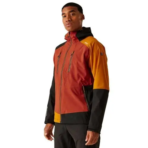 Produktbild: Regatta Sacramento X 3 in 1 Jacke Wanderjacke/Funktionsjacke Herren mit Kapuze, Größe:3XL, Farbe:Orange