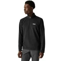 Produktbild: Regatta Thompson Herren Fleece Jacke, Schwarz, 50 EU (Herstellergröße: M)