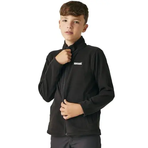 Produktbild: Regatta Unisex Kinder King II Fleece, Black/Black, 11-12 Jahre