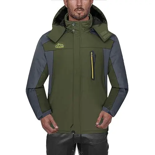 Produktbild: Regenjacke Herren Atmungsaktiver Windbreaker Mit Kapuze Regenponcho Leicht Regenponcho Für Herren Wasserdichte Faltbar Regenmantel Regenponcho für Herbst und Outdoor Mit Taschen(AG,7XL)