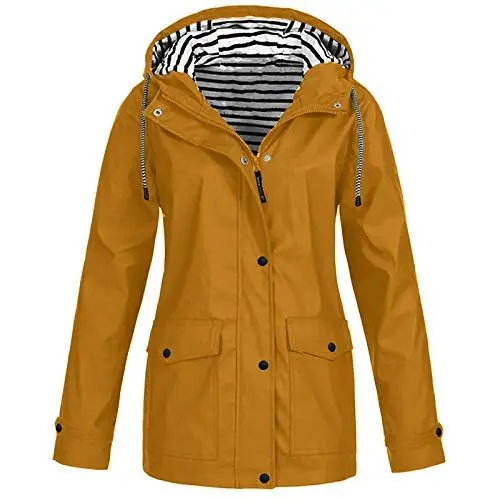 Produktbild: regenjacke damen wasserdicht lang rain coat women regenjacke wasserdicht damen regenjacke ultraleicht damen windjacke damen leicht sommer regenjacke damen regenjacke