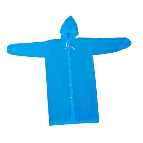 Produktbild: Regenponchos, Wiederverwendbarer Tragbarer Regenmantel, Einfach zu Tragen, Unisex Zum Radfahren (Blue)