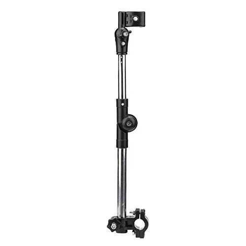 Produktbild: Regenschirmhalter für Rollstuhl, Elektroroller, Golftrolley, Kinderwagen, Regenschirmhalterung Fahrrad, Regenschirmklemme Ständer Lenkerhalterung Schirmhalter Fahrrad Elektro Regenschirm