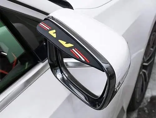 Produktbild: Regenschutz für Autospiegel, MYLERCT 4 Stücke Seitenspiegel Regenschutz, Kann in den Meisten Autos und Fahrzeugen Verwendet Werden, Autospiegel Regenschutz (2 Schwarz, 2 Transparente Farbe)
