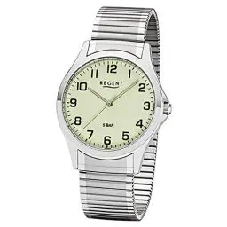 Produktbild: Regent Herren Analog Miyota 2035 Uhr mit Edelstahl Armband 11310064