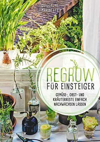 Produktbild: Regrow für Einsteiger: Gemüse-, Obst- und Kräuterreste einfach nachwachsen lassen.Endlose Nachzucht von Ananas, Avocado, Salat, Lauch, Süßkartoffel, Kürbis u.v.m in der Wohnung und auf dem Balkon