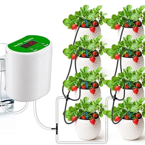 Produktbild: Rehomy Automatisches Bewässerungssystem Tropfbewässerung Kit Indoor Selbstbewässerung Gerät für 8 Topfpflanzen