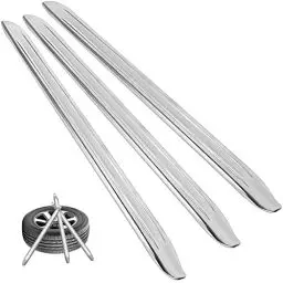 Produktbild: Reifen Montiereisen, 30 cm Montierhebel Motorrad Montierhebel aus Manganstahl, Reifenhebel Reifenentferner, Montierhebel Kit für Motorrad, Fahrräder und Elektrofahrzeuge 3 Stück(1er Pack)