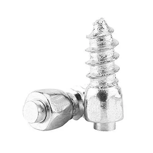 Produktbild: Reifen Schnee Spikes Auto Reifen Bolzen 100 Stück Metall 12 Mm rutschfeste Reifenbolzen für Auto, Schneemobil, Traktor, ATV, UTV, Motorrad