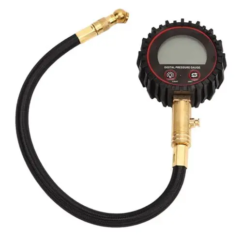 Produktbild: Reifendruckmessgerät, 0–200 PSI, Digitales Füllmessgerät, Luftmessgerät für Reifendruck mit Automatischer Ein-/Ausschaltung, Großes LCD-Display für Auto, Motorrad, SUV,