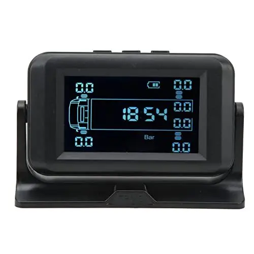 Produktbild: Reifendrucküberwachungssystem 6 Externe Sensoren für 6-Rad-LKW RV Hochdruckalarm IP67 USB-Solarstromversorgung
