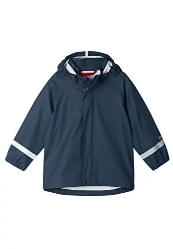 Produktbild: Reima Regenjacke Lampi für Kinder, wasserdichte Jacke mit verschweißten Nähten und Abnehmbarer Kapuze, Unisex Regenbekleidung für Mädchen und Jungen Navy 104