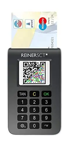 Produktbild: REINER SCT tanJack photo QR I Chip chipTAN-Tan Generator für Online Banking