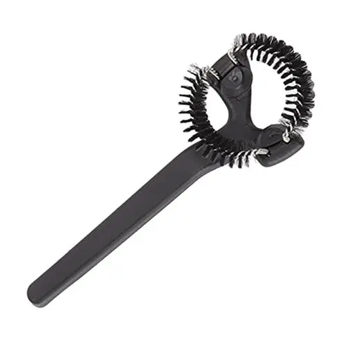Produktbild: Reinigungsbürste für Espressomaschinen, abnehmbare Nylon-Espressomaschinenbürste, runde Reinigungsbürste für Kaffeemaschinen zum Reinigen des Gruppenkopfes von Espressomaschinen (58MM)