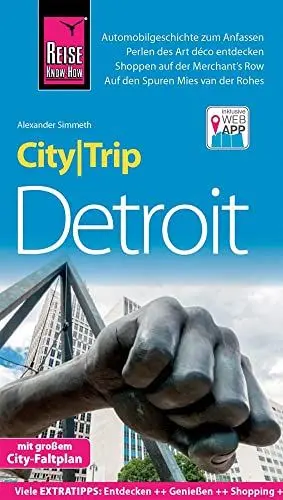 Produktbild: Reise Know-How CityTrip Detroit: Reiseführer mit Stadtplan und kostenloser Web-App