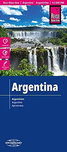 Produktbild: Reise Know-How Landkarte Argentinien / Argentina (1:2.000.000): reiß- und wasserfest (world mapping project)