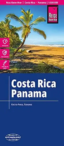 Produktbild: Reise Know-How Landkarte Costa Rica, Panama (1:550.000): reiß- und wasserfest (world mapping project)