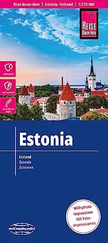 Produktbild: Reise Know-How Landkarte Estland / Estonia (1:275.000): reiß- und wasserfest (world mapping project)