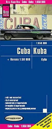 Produktbild: Reise Know-How Landkarte Kuba / Cuba (1:650.000) mit Havanna (1:50.000): reiß- und wasserfest (world mapping project)