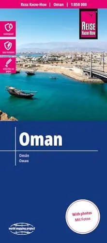 Produktbild: Reise Know-How Landkarte Oman (1:850.000): reiß- und wasserfest (world mapping project)