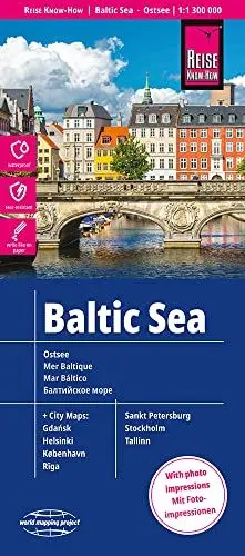 Produktbild: Reise Know-How Landkarte Ostsee / Baltic Sea (1:1.300.000): reiß- und wasserfest (world mapping project)