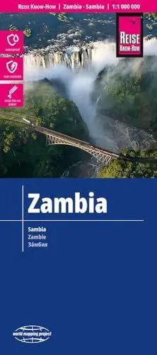 Produktbild: Reise Know-How Landkarte Sambia / Zambia (1:1.000.000): reiß- und wasserfest (world mapping project)