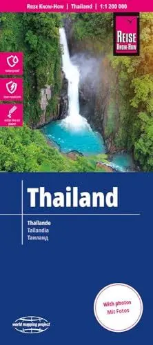 Produktbild: Reise Know-How Landkarte Thailand (1:1.200.000): reiß- und wasserfest (world mapping project)