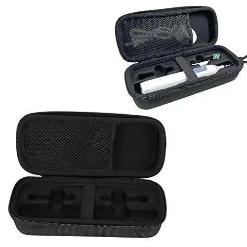 Produktbild: Annadue Elektrische Zahnbürste Reisetasche Passend für Pro 1000 Pro 2000 Pro 3000 Pro 3500 Pro 1500 Elektrische Zahnbürste Schwarz.