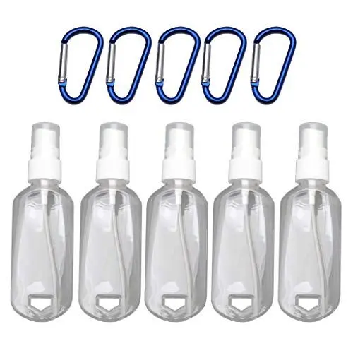 Produktbild: Reiseflasche Mit Schlüsselbund Tragbare Leere Handdesinfektionsmittel Nachfüllbare Flasche Mit Schlüsselbund Auslaufsichere Sprühflaschen Mit Feinem Nebel