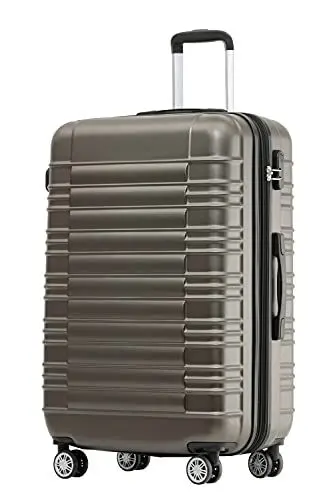 Produktbild: BEIBYE Reisekoffer 2088 Hartschalekoffer Gepäck Koffer Trolley Bordcase Handgepäck M in 14 Farben (Coffee)