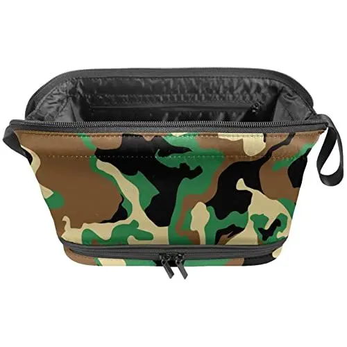 Produktbild: Reise-Kosmetiktasche Große Make-up-Tasche,Camouflage-Textur,Kosmetik-Organizer für Damen-Kulturbeutel
