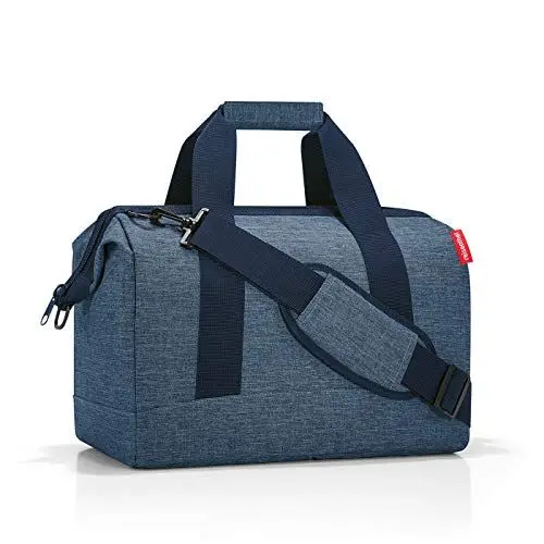 Produktbild: reisenthel Allrounder M in Twist Blue – Vielfältige Doktortasche zum Reisen, für die Arbeit oder Freizeit – Mit funktional-stylischem Design