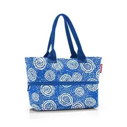 Produktbild: Reisenthel Shopper e1 RJ Umhängetasche Henkeltasche Strandtasche Tasche, Batik Strong Blue (4070)