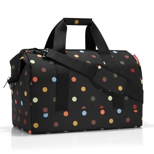 Produktbild: reisenthel Allrounder L in Dots – Vielfältige Doktortasche zum Reisen, für die Arbeit oder Freizeit – Mit funktional-stylischem Design