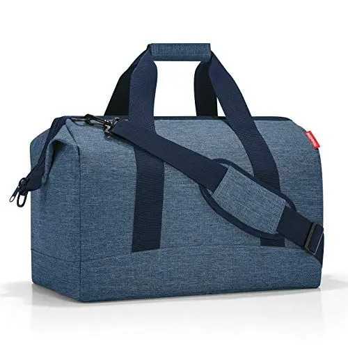 Produktbild: reisenthel Allrounder L in Twist Blau – Vielfältige Doktortasche zum Reisen, für die Arbeit oder Freizeit – Mit funktional-stylischem Design