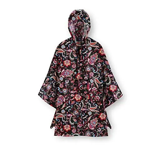 Produktbild: reisenthel Mini Maxi Poncho AN7064 Paisley Black - Regenüberwurf aus hochwertigem Polyestergewebe - wasserabweisend - B 141 x H 93 x T 0 cm