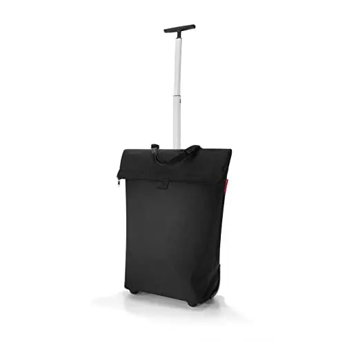 Produktbild: reisenthel Trolley M in schwarz, Rahmen: Weiß - Praktischer Shopping-Trolley mit viel Stauraum und Reißverschluss - Aus wasserabweisendem Material