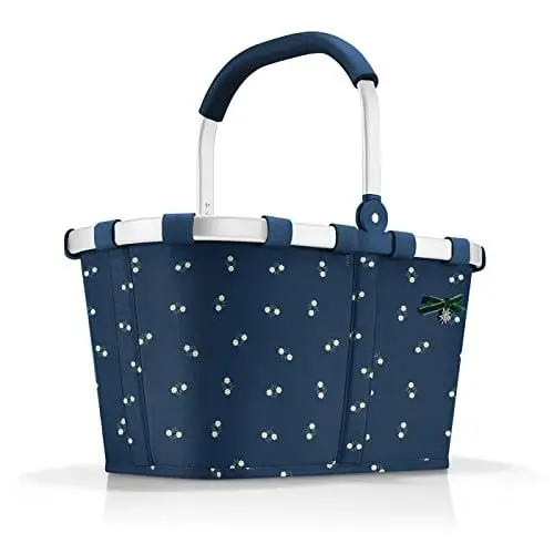 Produktbild: reisenthel carrybag Bavaria 5 blau – Stabiler Einkaufskorb mit viel Stauraum und praktischer Innentasche – Elegantes und wasserabweisendes Design