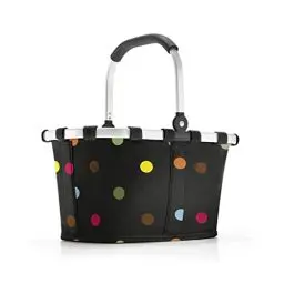 Produktbild: reisenthel carrybag XS dots– Stabiler Einkaufskorb mit praktischer Innentasche – Elegantes und wasserabweisendes Design