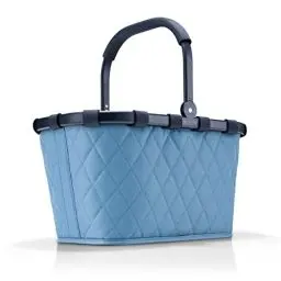 Produktbild: reisenthel carrybag frame rhombus blue Stabiler Einkaufskorb mit viel Stauraum und praktischer Innentasche Elegantes und wasserabweisendes Design