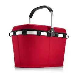 Produktbild: reisenthel carrybag iso in Rot – Stabiler Einkaufskorb mit Kühlfunktion – Elegantes und wasserabweisendes Design mit verschließbarem Deckel