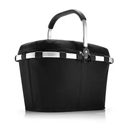 Produktbild: reisenthel carrybag iso in Schwarz – Stabiler Einkaufskorb mit Kühlfunktion – Elegantes und wasserabweisendes Design mit verschließbarem Deckel