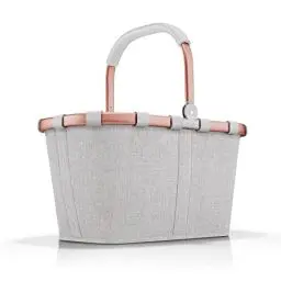 Produktbild: reisenthel carrybag twist sky rose– Stabiler Einkaufskorb mit viel Stauraum und praktischer Innentasche – Elegantes und wasserabweisendes Design
