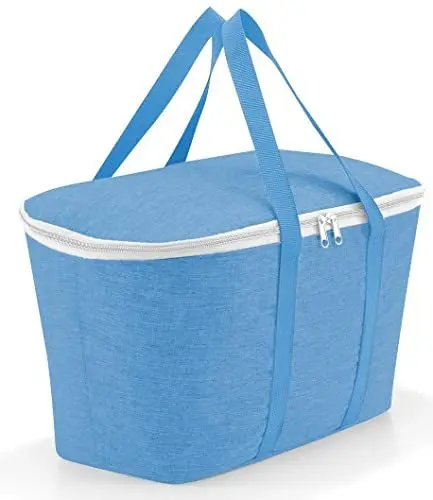 Produktbild: reisenthel coolerbag Twist Azure – Kühltasche mit Obermaterial aus recycelten PET-Flaschen – Ideal für picknicks