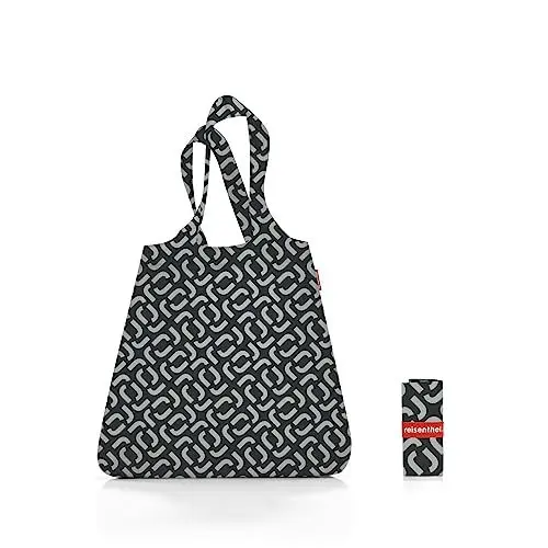 Produktbild: reisenthel mini maxi shopper signature black - Faltbarer kompakter Rucksack - wasserabweisend