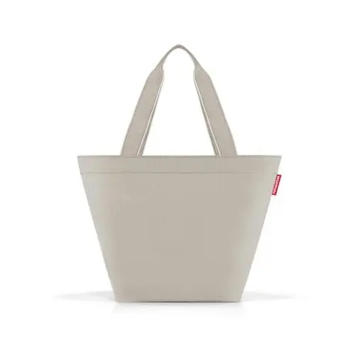 Produktbild: reisenthel shopper M in Herringbone sand – Geräumige Shopping Bag und edle Handtasche in einem – Aus wasserabweisendem Material