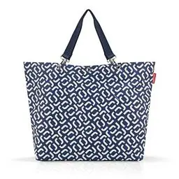 Produktbild: reisenthel shopper M in Signature Navy – Geräumige Shopping Bag und edle Handtasche in einem – Aus wasserabweisendem Material