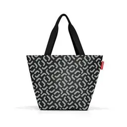 Produktbild: reisenthel shopper M in Signature Schwarz – Geräumige Shopping Bag und edle Handtasche in einem – Aus wasserabweisendem Material