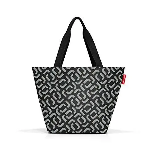 Produktbild: reisenthel shopper M in Signature Schwarz – Geräumige Shopping Bag und edle Handtasche in einem – Aus wasserabweisendem Material