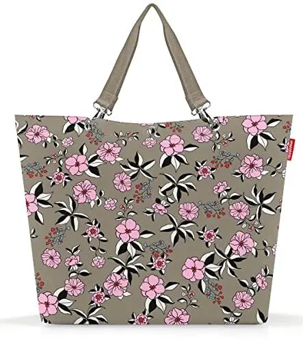 Produktbild: reisenthel shopper XL garden taupe – Geräumige Shopping Bag und edle Handtasche in einem – Aus wasserabweisendem Material